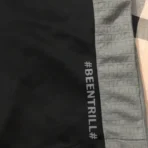 Black Been Trill 3M Logo Shorts Close View