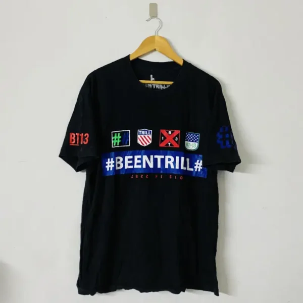 Black Been Trill Mallratz Team Logo Short Sleeve Tee
