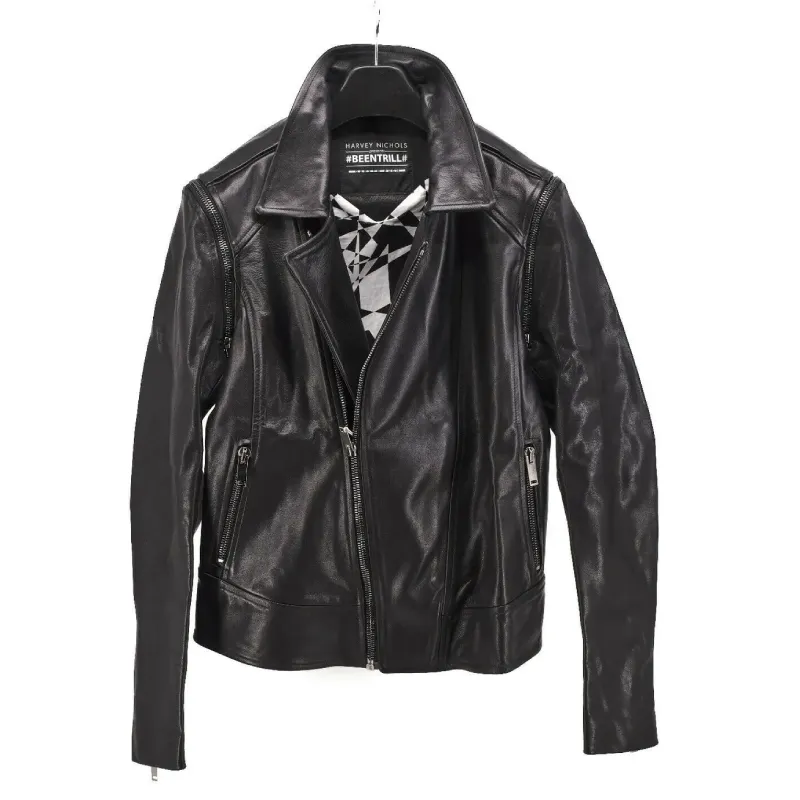 Home 17 Black Been Trill Nwt Harvey Nichols Ltd Biker Jacket