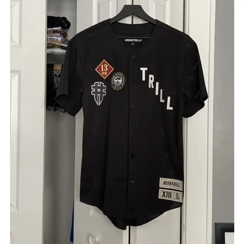 Black Been Trill Patch Jersey T-Shirt - Been Trill Black Been Trill Patch Jersey T-Shirt