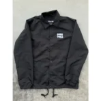 Black Been Trill Nylon Coach Jacket