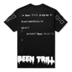 Black/White BEEN TRILL Terminal 1 Short Sleeve T-shirt Back