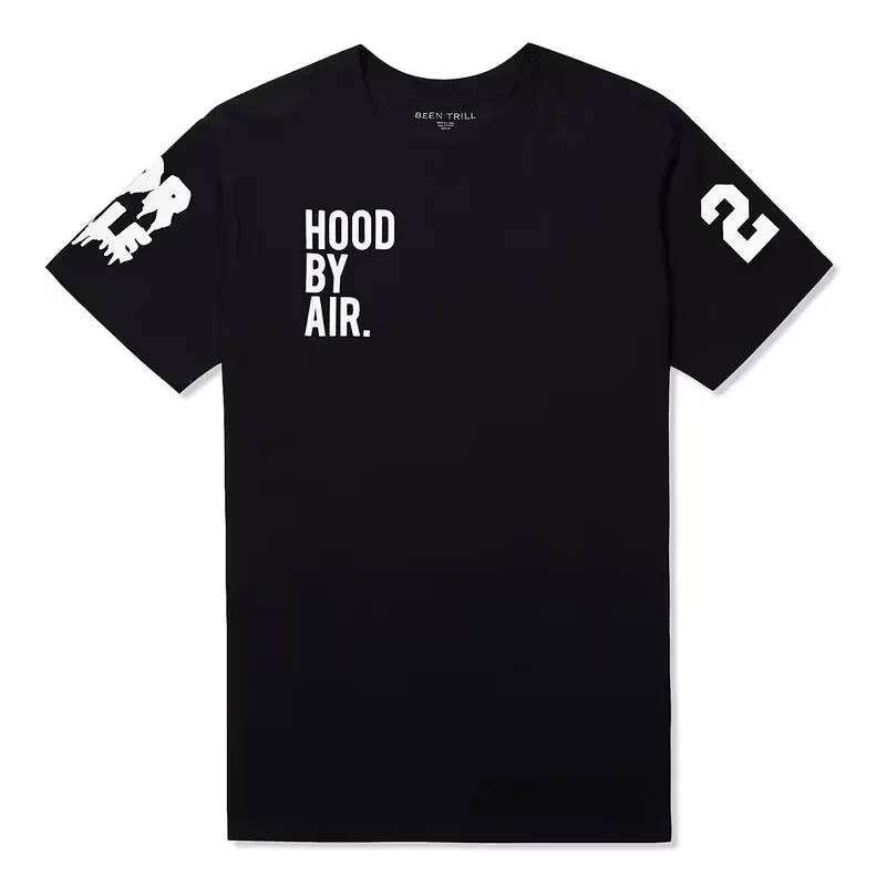 Black-White Hood By Air x BEEN TRILL HBA T-shirt - Been Trill Black/White Hood By Air x BEEN TRILL HBA T-shirt