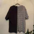 Black/White Been Trill Split T-Shirt Back