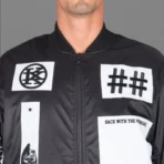 Black/White Been Trill x KTZ Bomber Jacket Close View