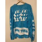 Blue Been Trill X Glory Boyz Chief Keef Crewneck Sweater Back View