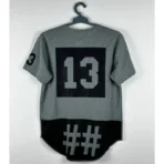 Grey Been Trill 13 Baseball Jersey Back
