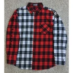 Multi Been Trill OG Reconstructed Logo Flannel Shirt