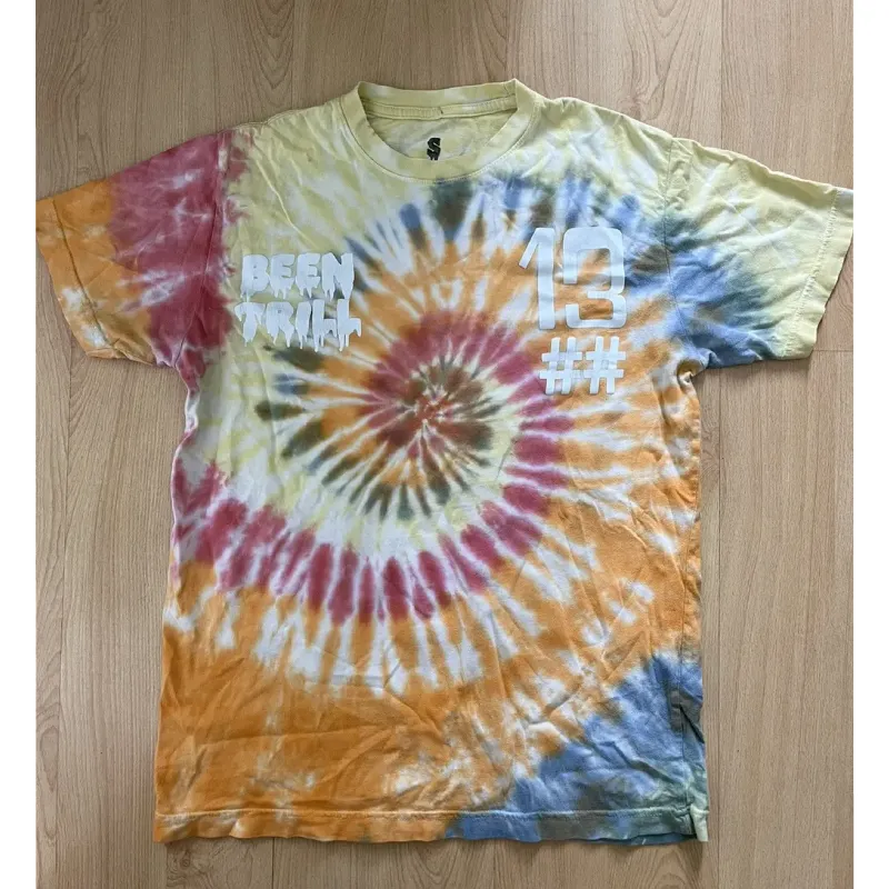 Multi Been Trill Tie-dye Double Sided T-shirt - Been Trill Multi Been Trill Tie-dye Double Sided T-shirt