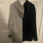 Multi Colored Been Trill Split Hoodie Back