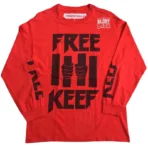 Red Been Trill Free Chief Keef Glory Boyz L/S Tee