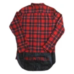 Red Been Trill Reconstructed OG Long Logo Flannel Shirt