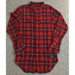 Red Been Trill Long Logo OG Flannel Shirt