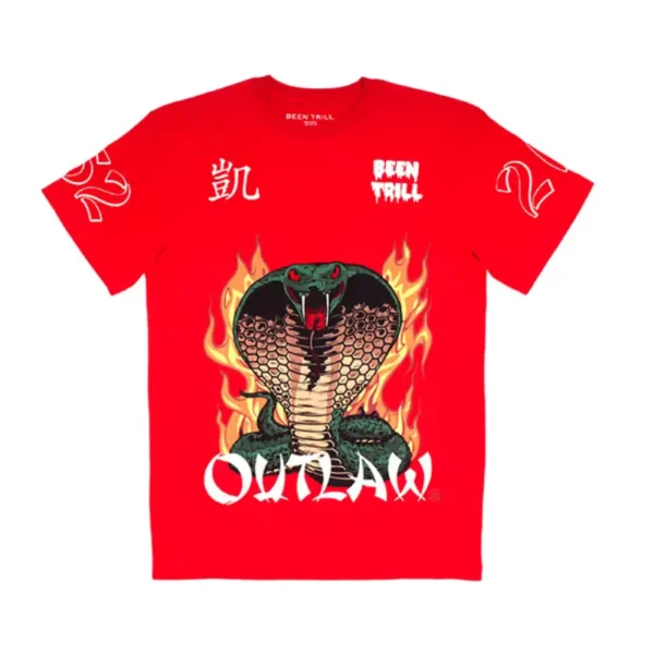 Red Been Trill x Hood By Air x CLOT OUTLAW T-shirt