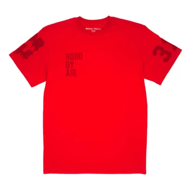 Red Hood By Air x BEEN TRILL HBA Short Sleeve Tee Back