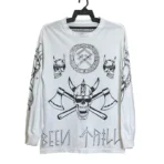 White Been Trill Viking Long Sleeve Tee