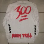 White Been Trill Free Chief Keef 300 L/S T-shirt Back