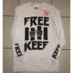 White Been Trill Free Chief Keef 300 L/S T-shirt