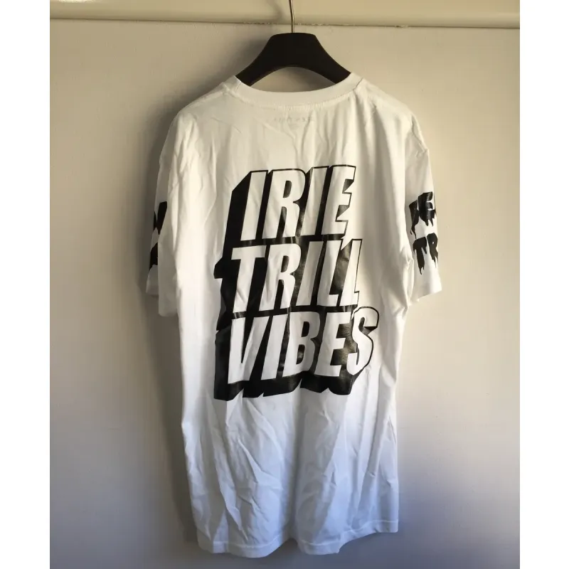 White Been Trill Rare ''IRIE TRILL VIBES'' Tee - Been Trill White Been Trill IRIE TRILL VIBES Short Sleeve Tee