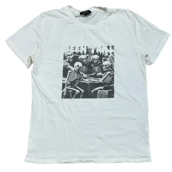 White Been Trill x APC Virgil Heron Matthew Skeleton Tee