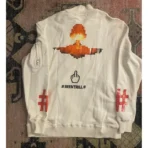 White Been Trill Zipper Jacket Back Side