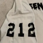 White-Black Hood By Air x BEEN TRILL HBA T-shirt Shoulders