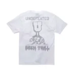 White/Grey Undefeated x Been Trill Short Sleeve T-shirt Back