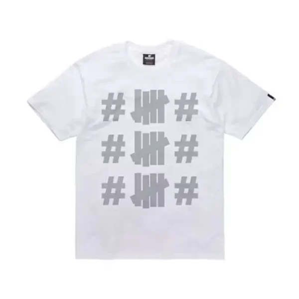 White/Grey Undefeated x Been Trill Short Sleeve T-shirt
