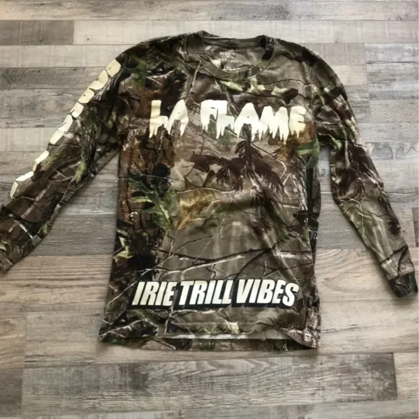 Camo Been Trill x Travis Scott Long Sleeve Tee