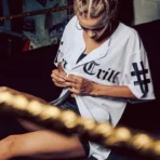 White Been Trill x Pacsun 13 Mesh Football Jersey View